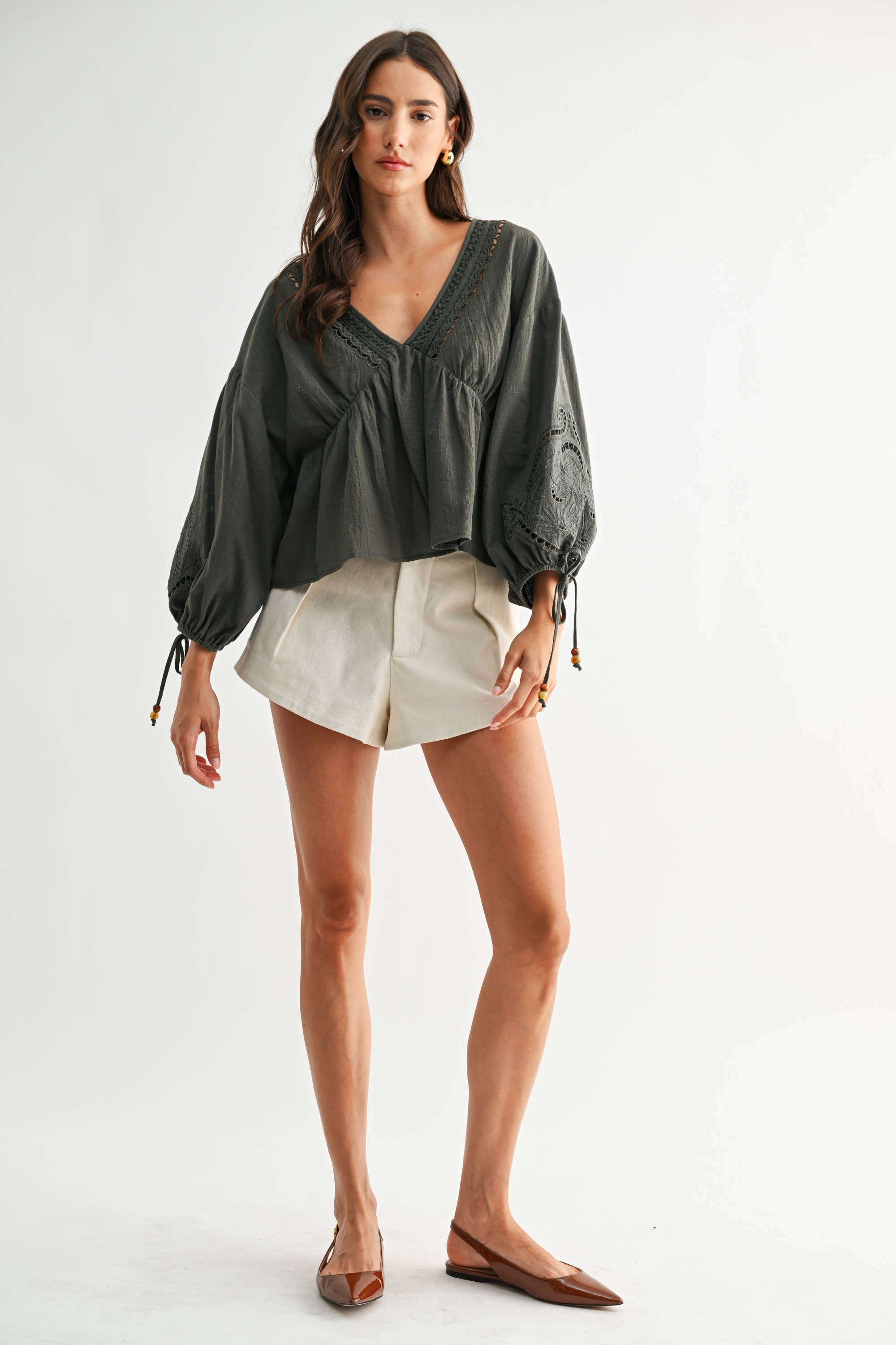 BOHO BREEZE EMBROIDERED BLOUSE