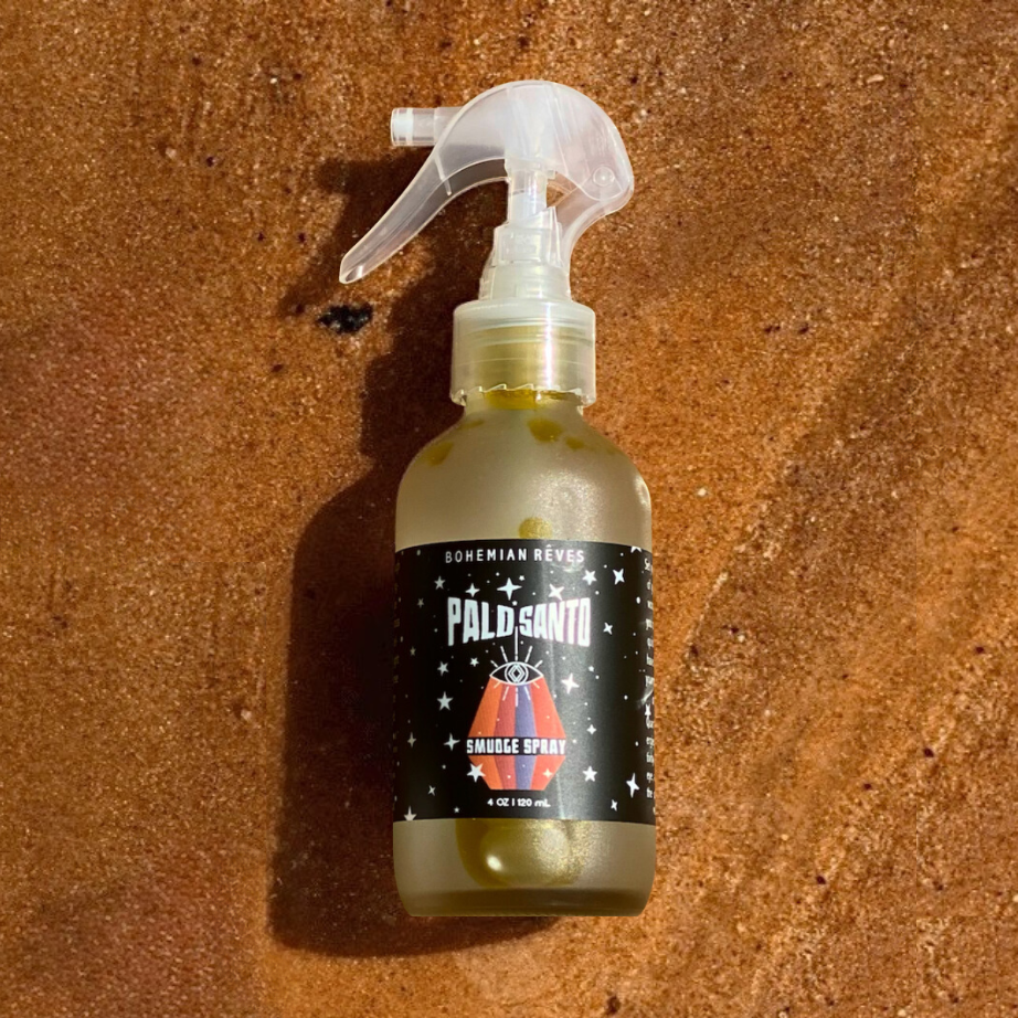 Palo Santo Quartz & Tigers Eye Smudge Spray Mist