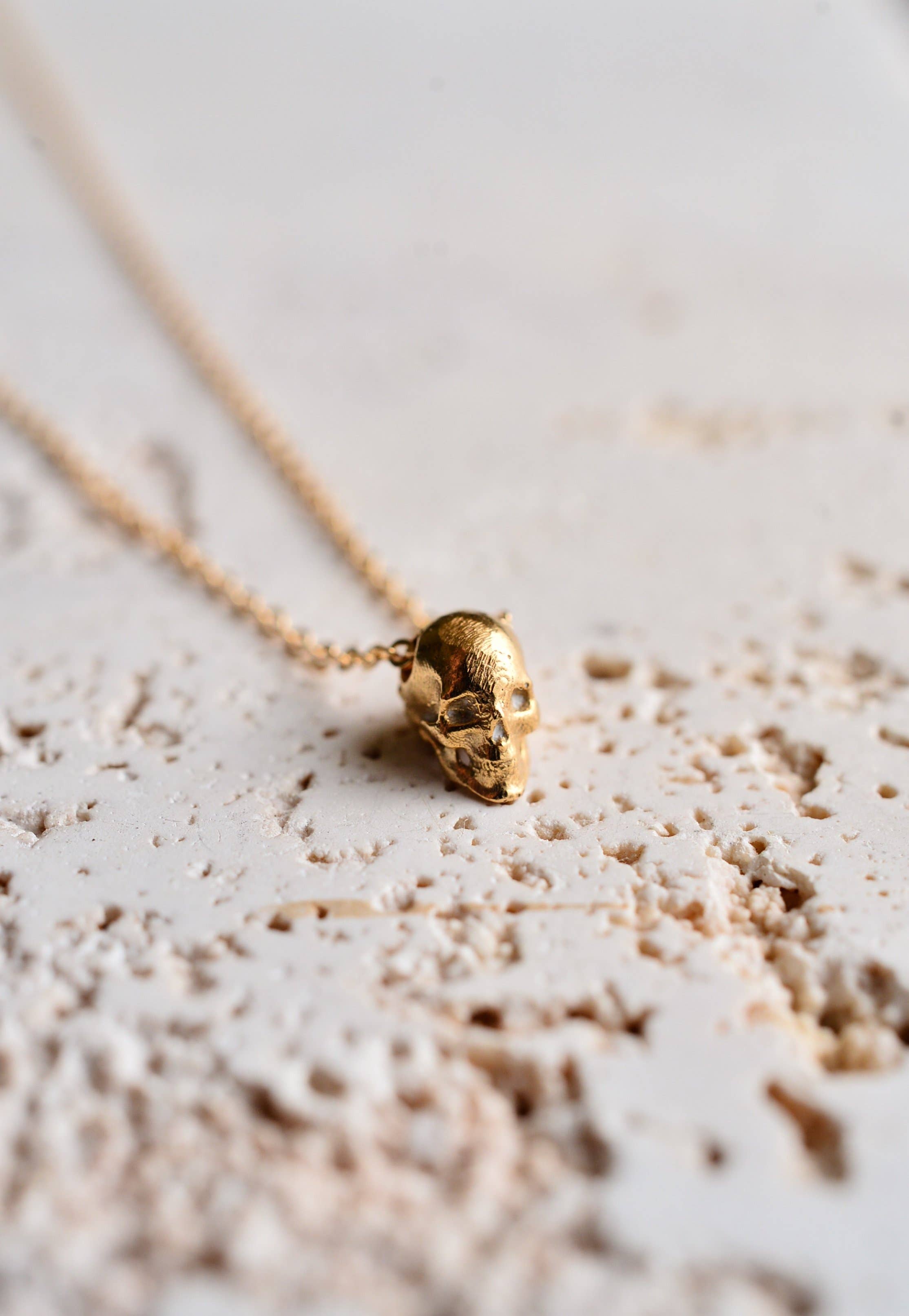 Mini Calavera Necklace
