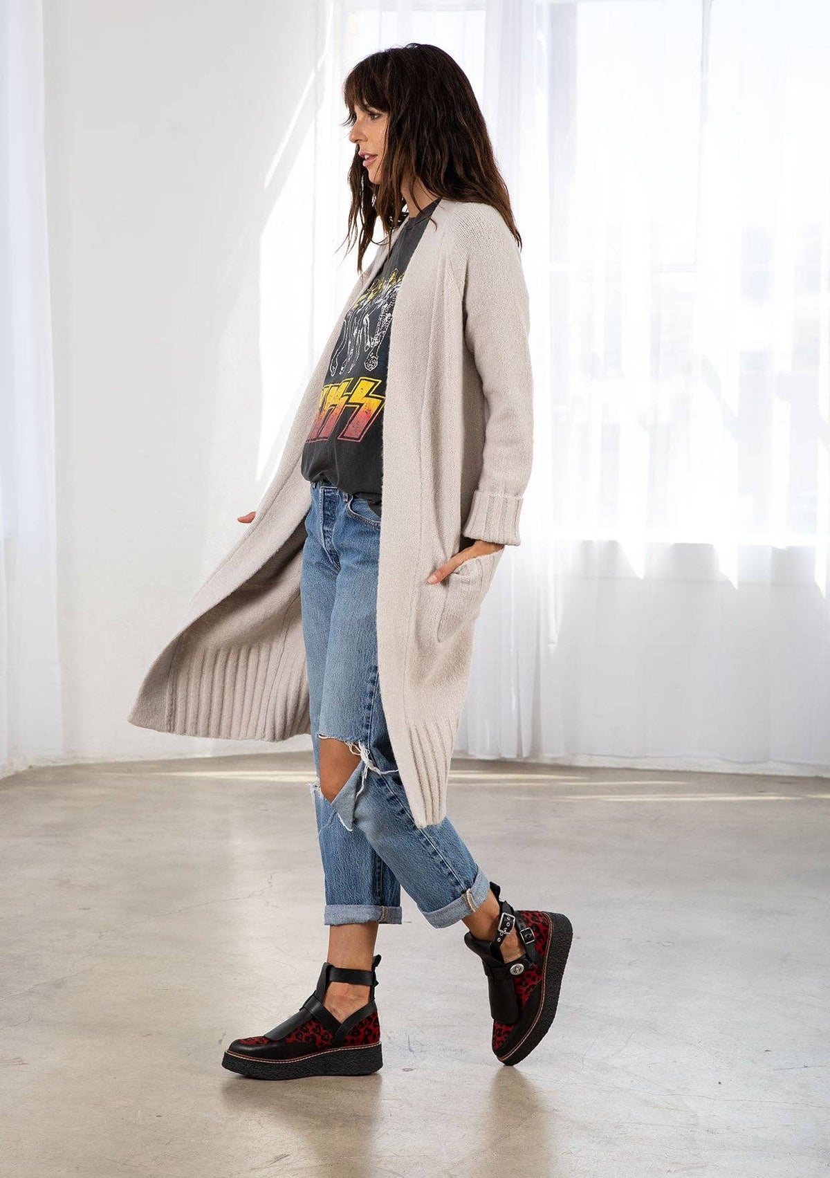 Mid Length Cardigan