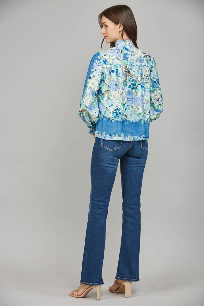 Floral Print Button Down