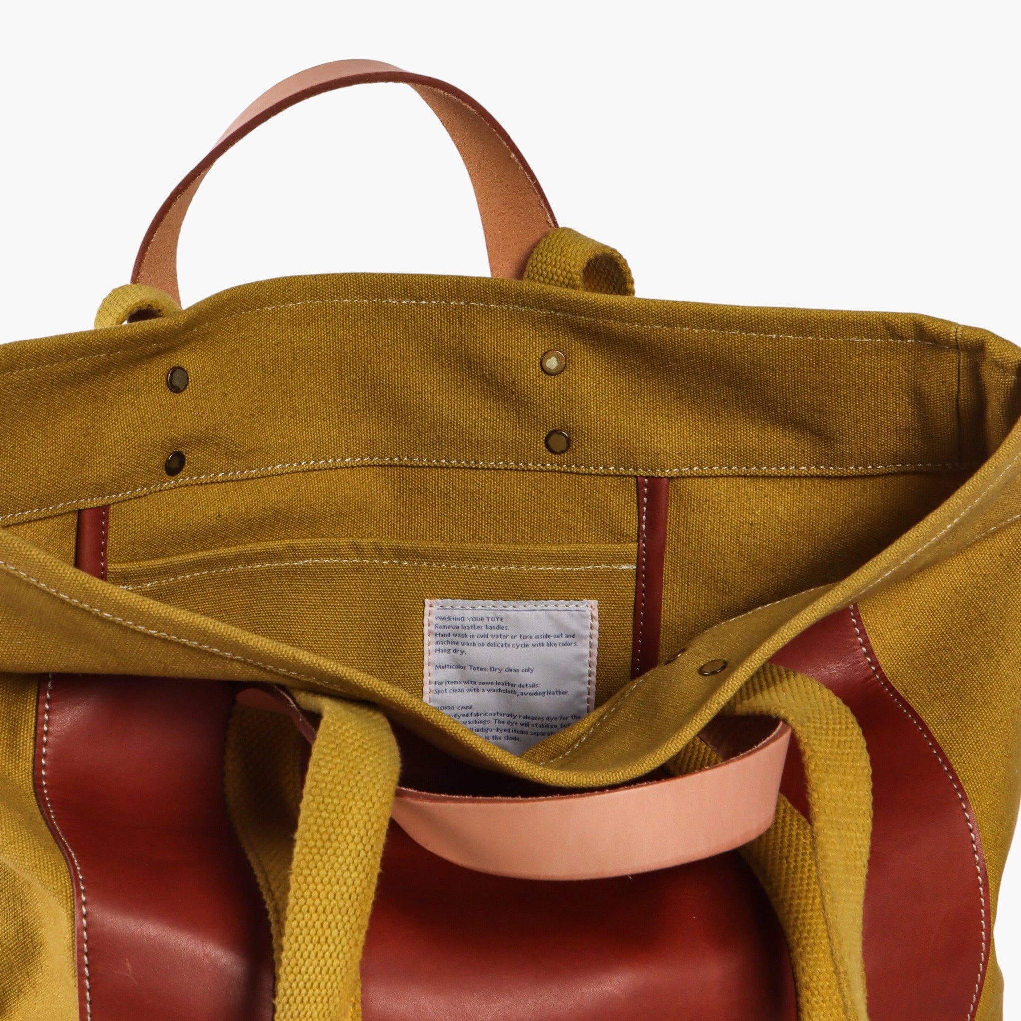 Editor Tote | Chartreuse + Bordeaux