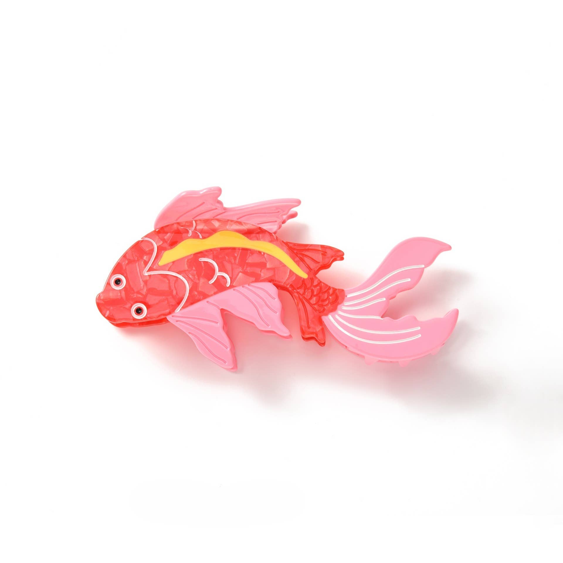 Oversize Koi & Tropical Fish Shaped Hair Claw Clips