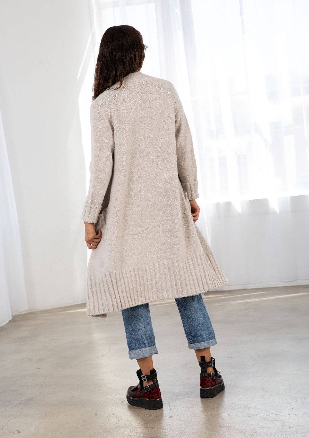 Mid Length Cardigan