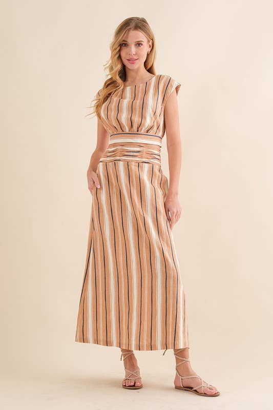 Striped Linen Set