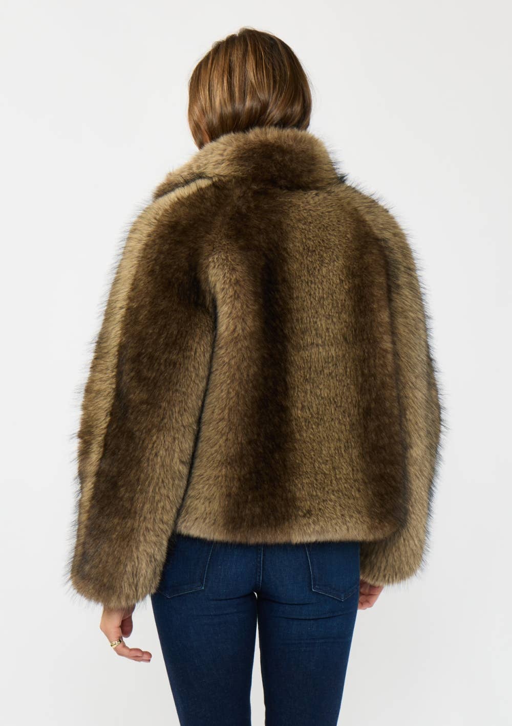 Luxe Faux Fur Cropped Jacket