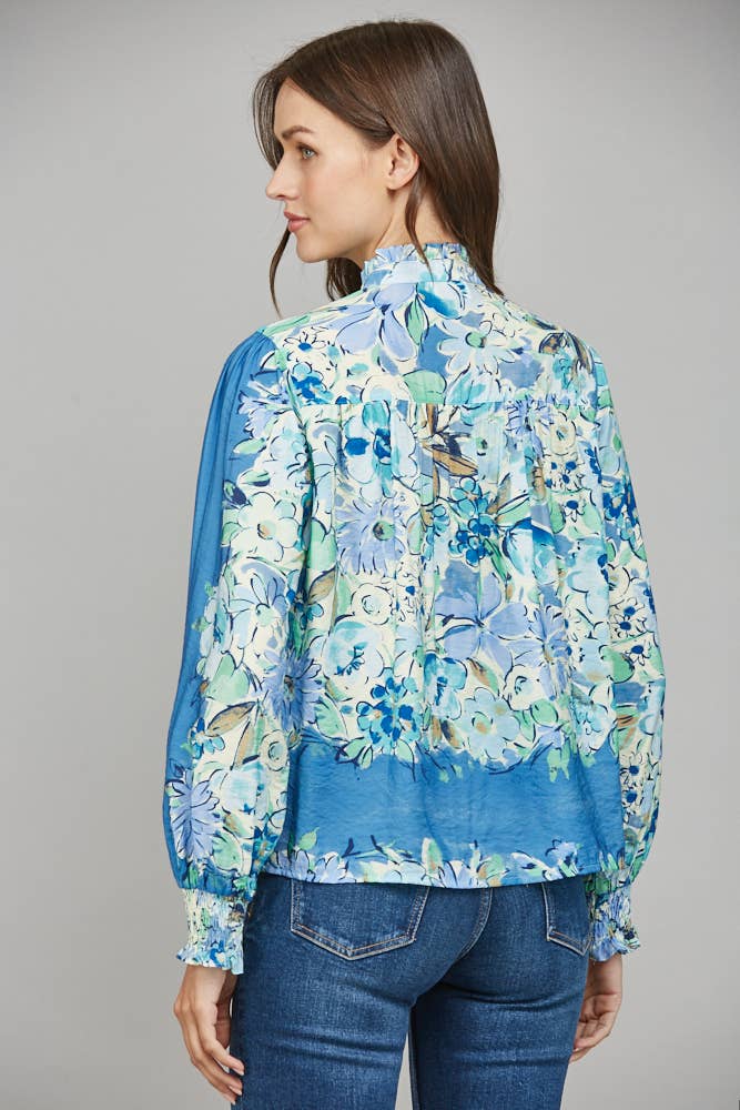 Floral Print Button Down