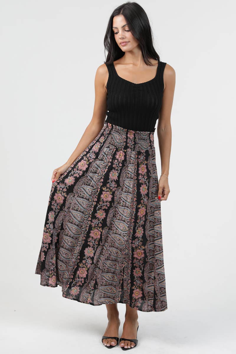 Marisol Paisley Skirt by Angie