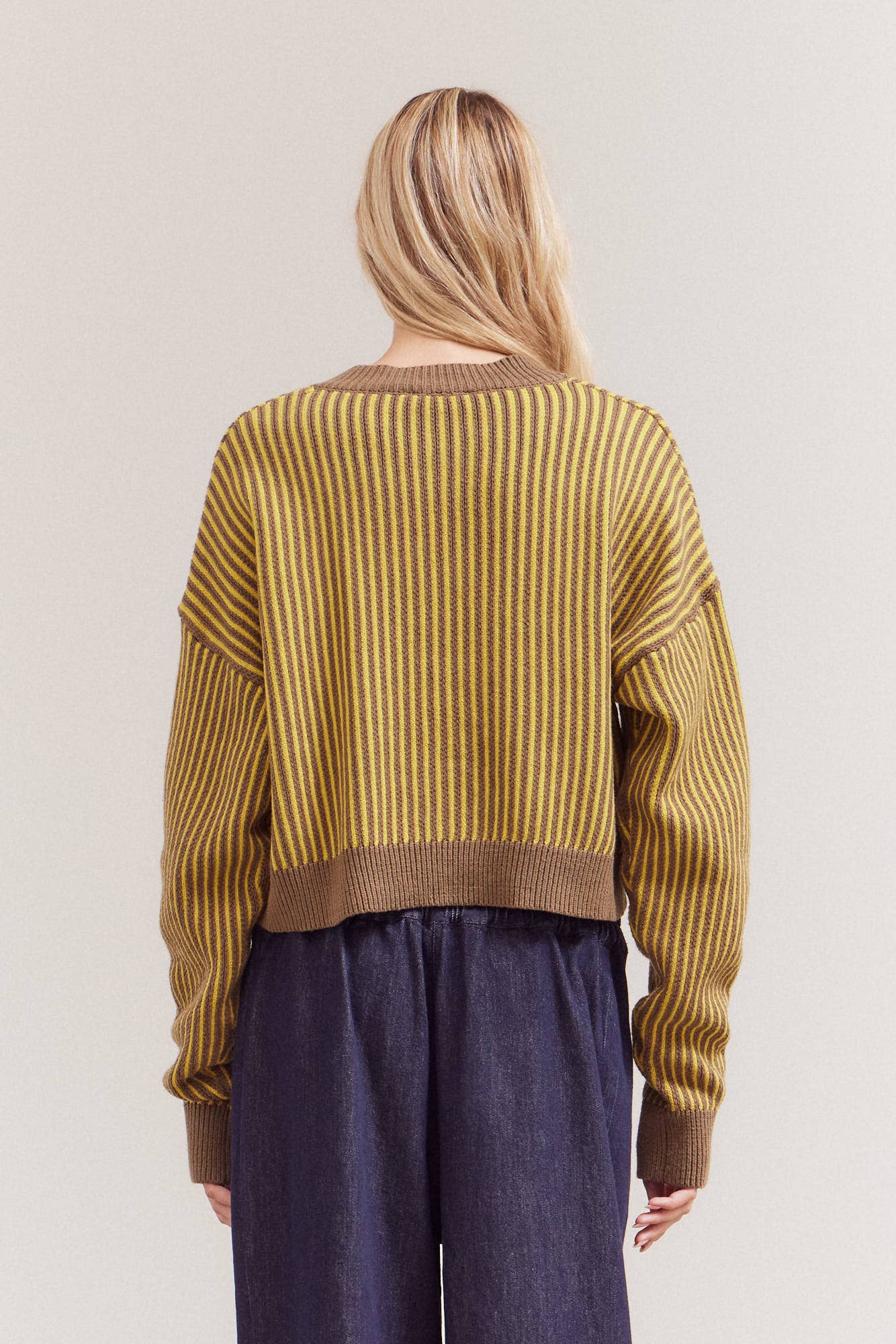 Olive Button Front Cardigan